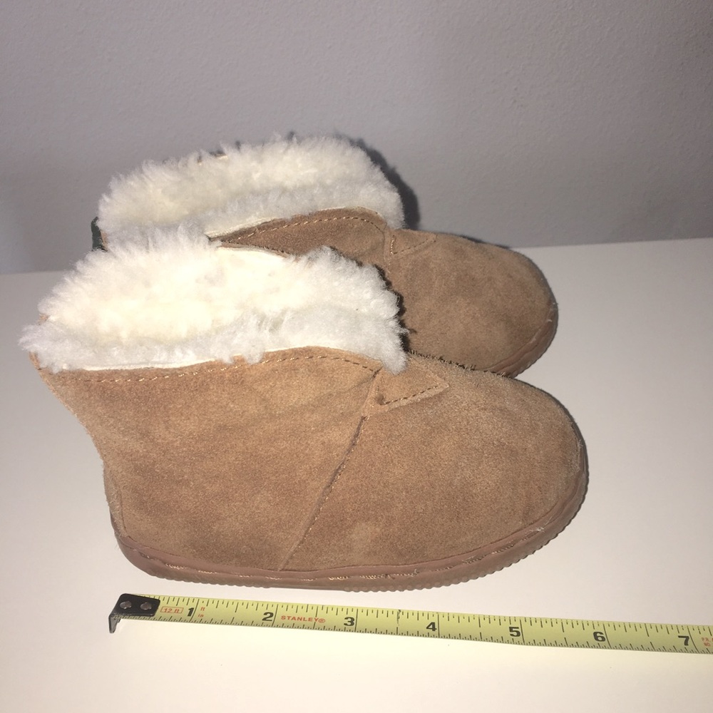 Sheepskin booties
